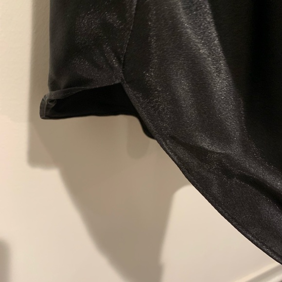 Cinema Etoile Black Satin Sleeveless Pullover Night Dress Size: L-XL - Picture 6 of 13